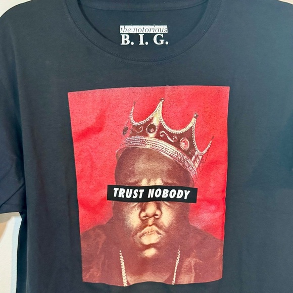 B.I.G. Black Graphic Tee with Red Accent - Picture 4 of 4